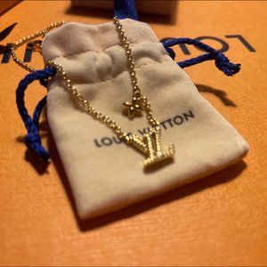 LOUIS VUITTON LV ICONIC Logo Necklace